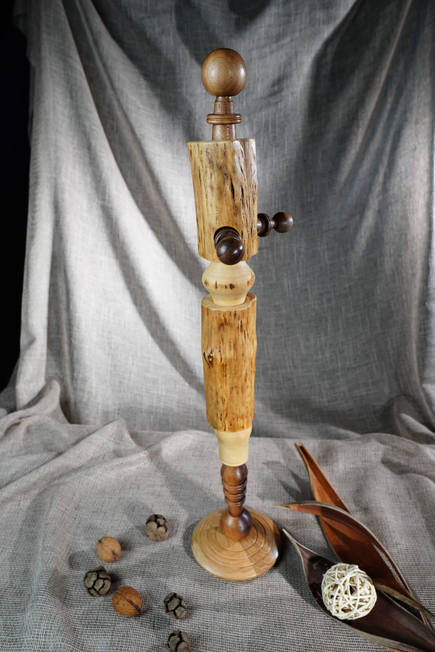 Wooden Sculpture "Longing" - Image 12