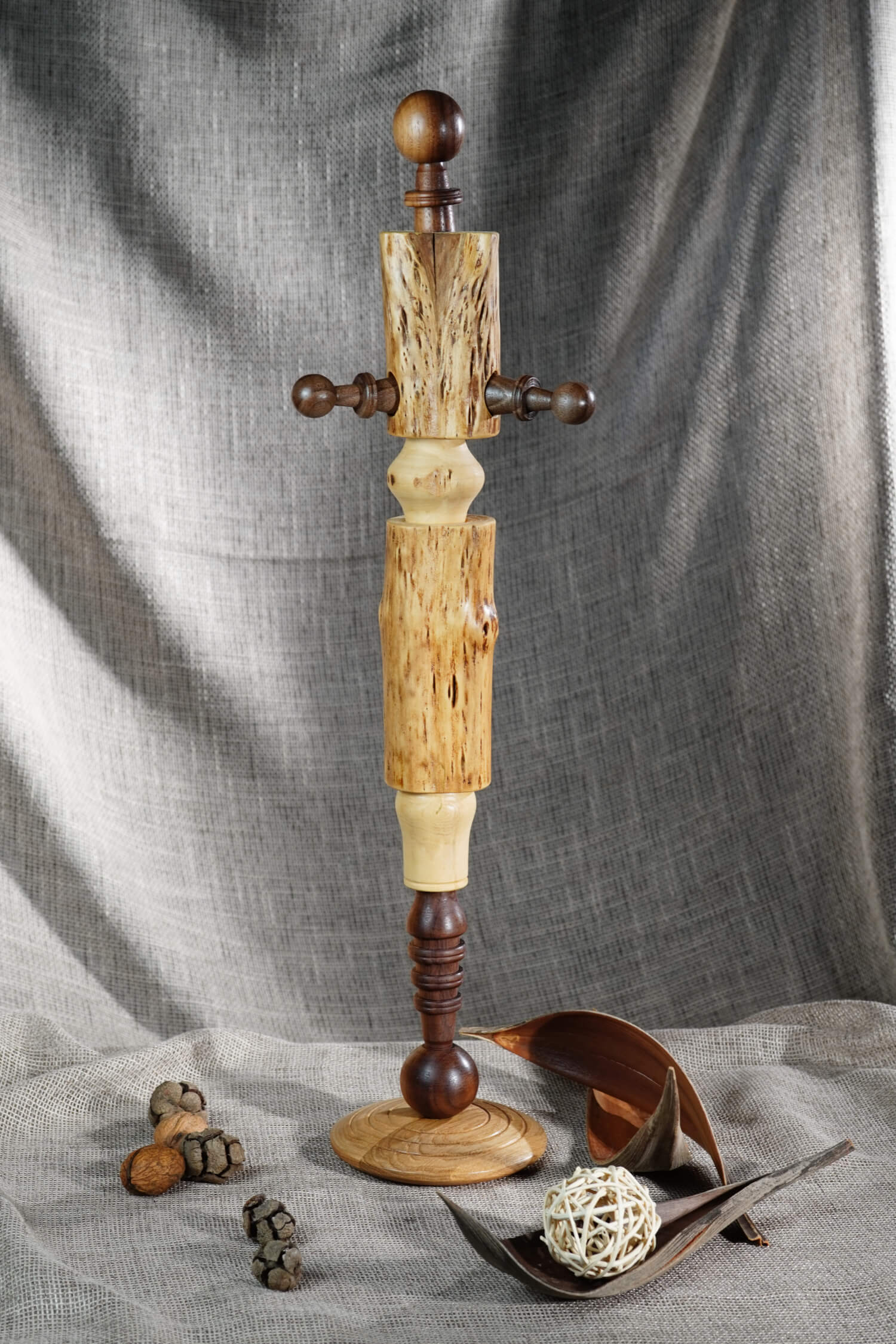 Wooden Sculpture "Longing" - Image 9