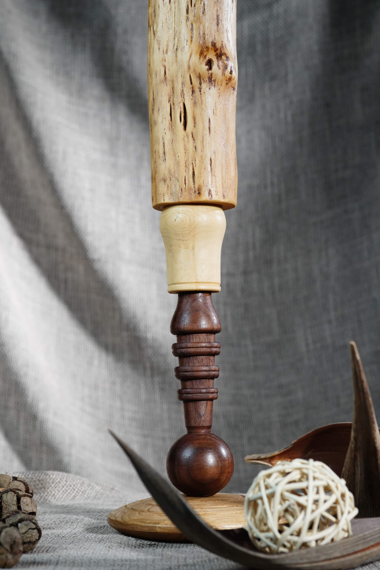 Wooden Sculpture "Longing" - Image 4