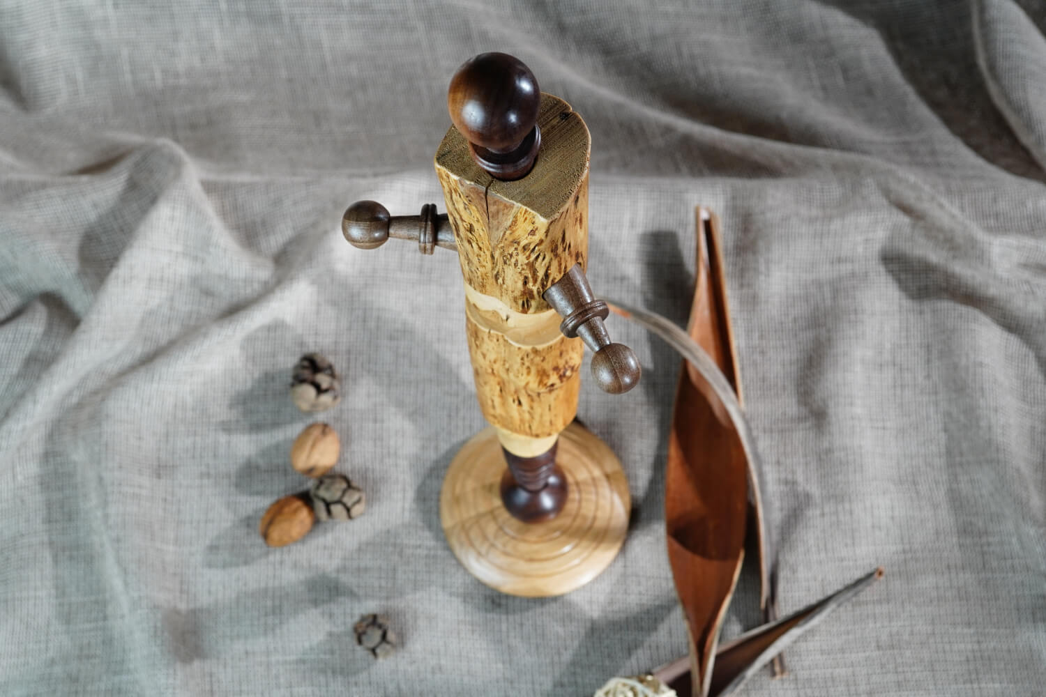 Wooden Sculpture "Longing"